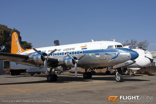 Douglas DC-4 C-54 Skymaster ZS-AUB Rand Airport FAGM