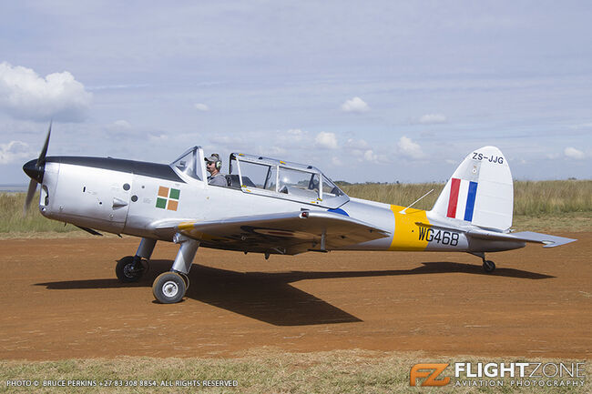 De Havilland DHC-1 Chipmunk ZS-JJG Middelburg Airfield FAMB
