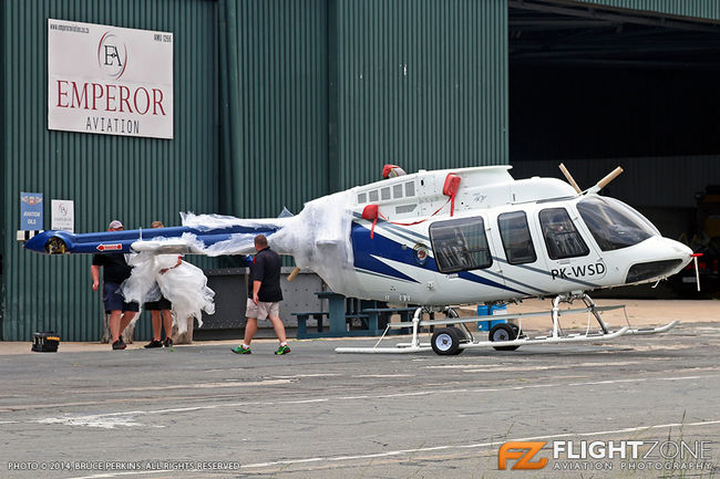 Bell 407 PK-WSD Rand Airport FAGM