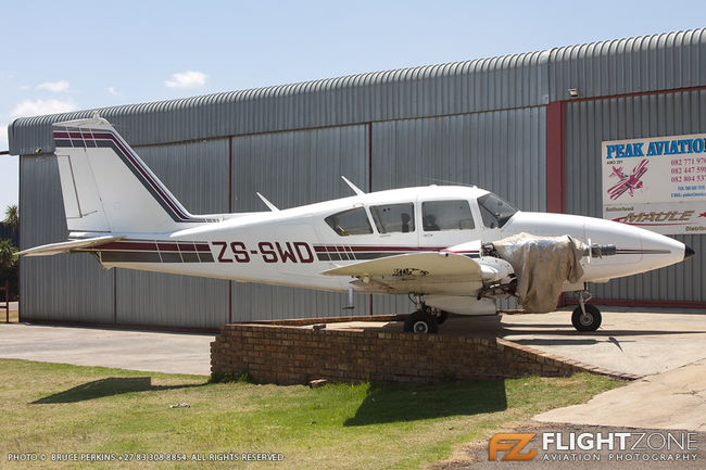 Piper PA-23 Aztec ZS-SWD Krugersdorp Airfield FAKR