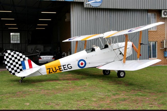 De Havilland DH-82A Tiger Moth ZU-EEG Rand Airport FAGM