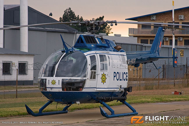 MBB BO-105 ZS-HUX Rand Airport FAGM SAPS SA Police