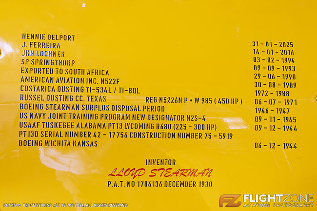 Boeing Stearman ZS-NGD Rand Airport FAGM