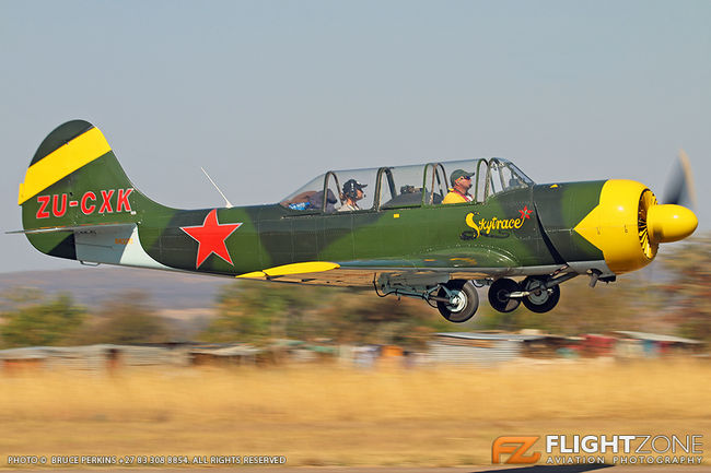 Yak-52 ZU-CXK Nylstroom Airfield FANY