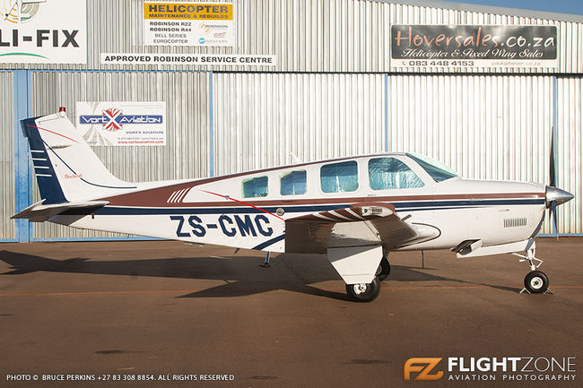 Beechcraft A36 Bonanza ZS-CMC Wonderboom Airport FAWB 36