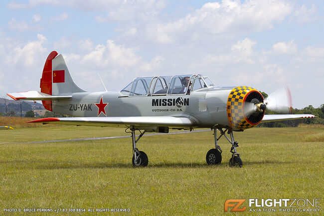 Yak-52 ZU-YAK Tedderfield Airfield FATA