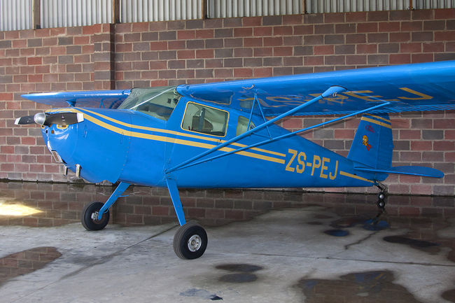 Cessna 140 ZS-PEJ Virginia Airport FAVG