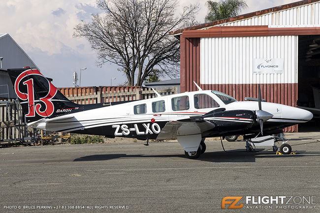 Beechcraft Baron 58 ZS-LXO Rand Airport FAGM