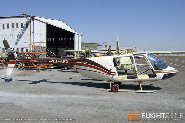 Bell 206B Jet Ranger 9J-AFG Rand Airport FAGM