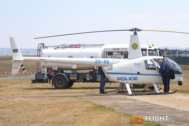 Robinson R44 ZS-RII SA Police Rand Airport FAGM