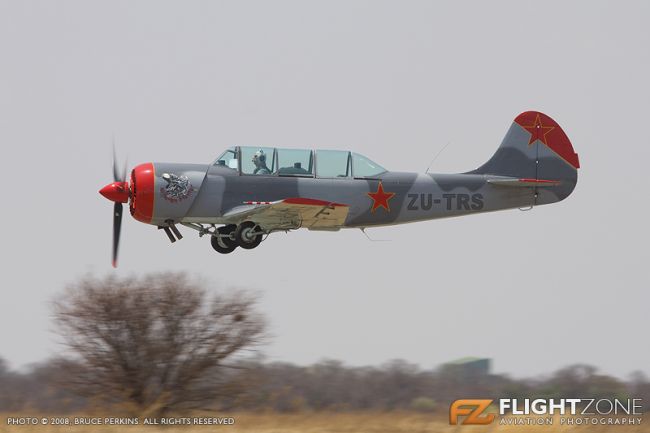 Yak-52 ZU-TRS Klerksdorp Airport FAKD