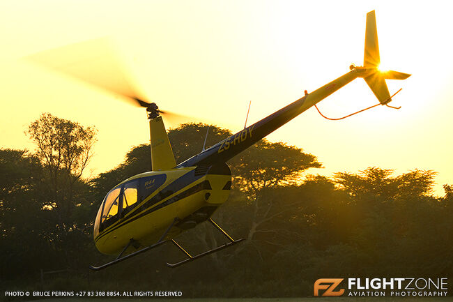 Robinson R44 ZS-HDY Hluhluwe Airfield FAHL