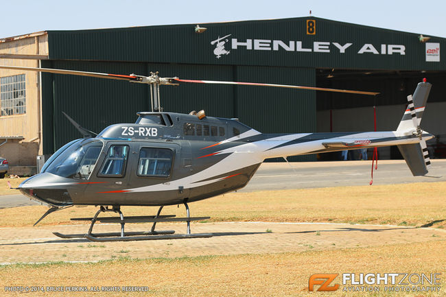 Bell 206B Jet Ranger ZS-RXB Rand Airport FAGM