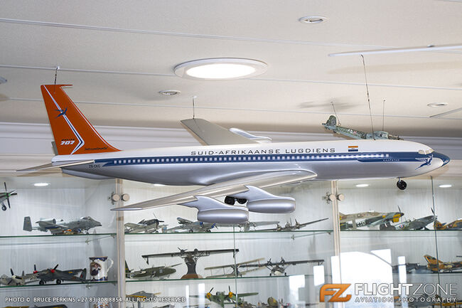 Boeing 707 ZS-CKC SAA Travel Agent Model at Brakpan FABB