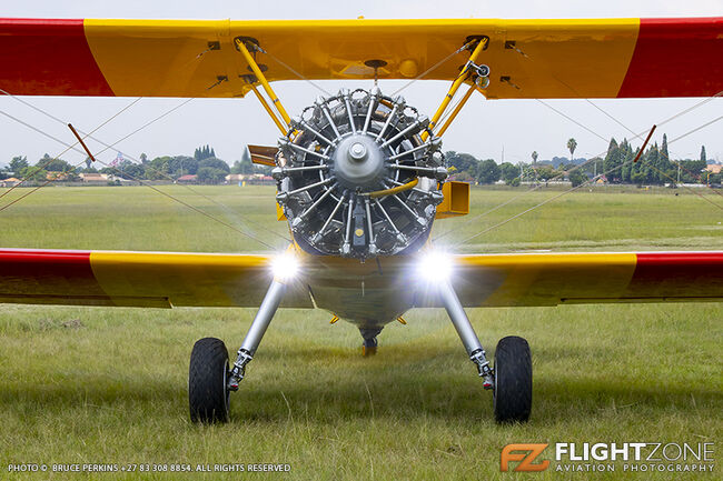 Boeing Stearman ZS-NGD Brakpan Airfield FABB