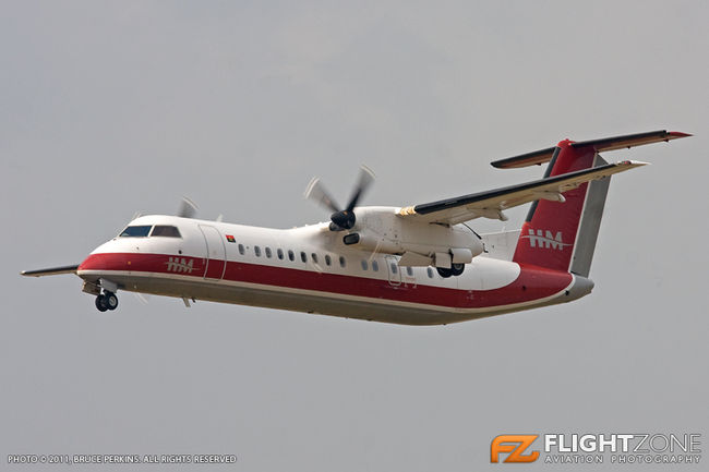 De Havilland Dash 8 D2-EYL Lanseria Airport FALA DHC-8