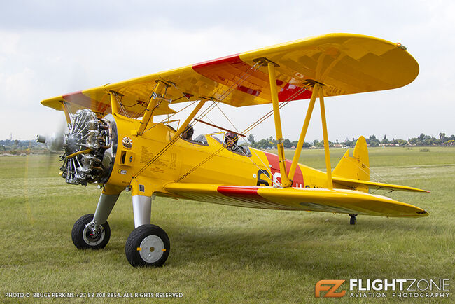 Boeing Stearman ZS-NGD Brakpan Airfield FABB