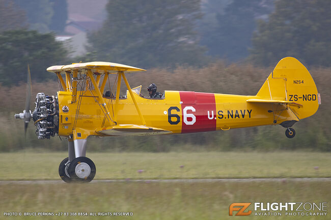 Boeing Stearman ZS-NGD Brakpan Airfield FABB