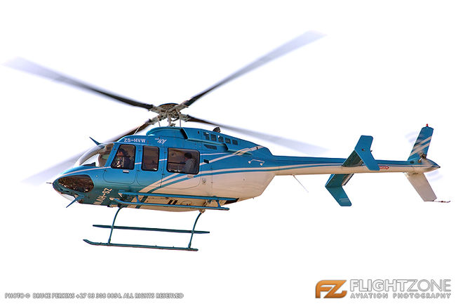 Bell 407 ZS-HVW Rand Airport FAGM