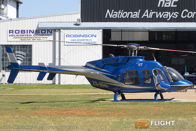 Bell 407 ZS-RHN Rand Airport FAGM