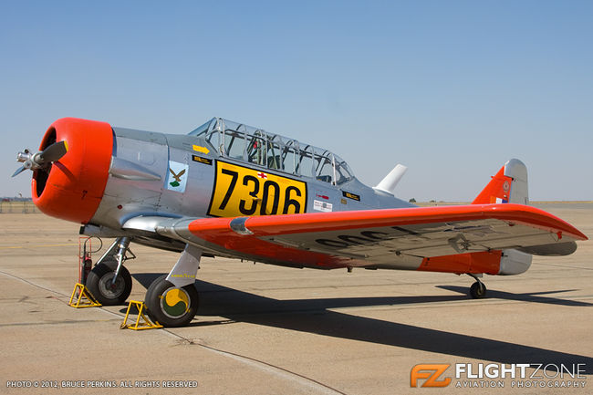 SAAF Harvard 7306 Swartkops Air Force Base