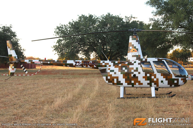 Robinson R44 ZS-RUK Matsieng Airfield FBMA