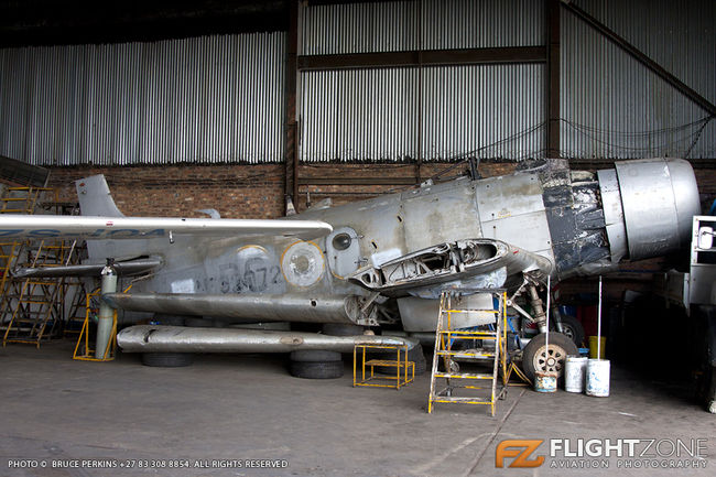 Douglas AD4-NA Skyraider Rand Airport FAGM