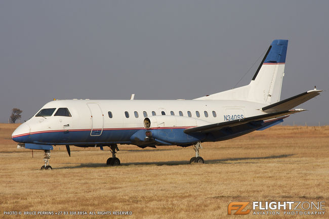 Saab 340 N340SS Rand Airport FAGM 340A