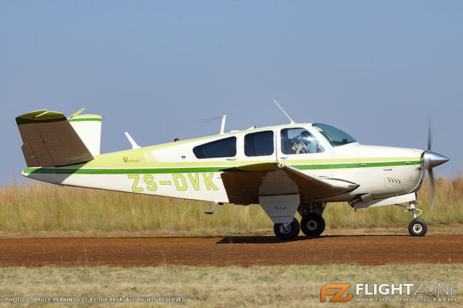 Beechcraft S-35 Bonanza ZS-DVK Middelburg Airfield FAMB V35