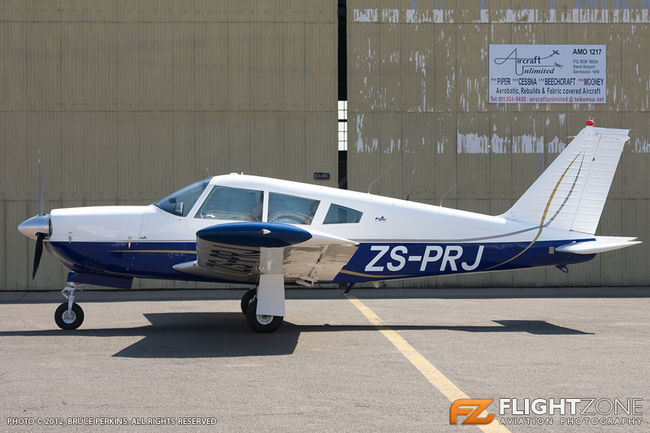 Piper PA-28R Cherokee Arrow ZS-PRJ Rand Airport FAGM PA-28