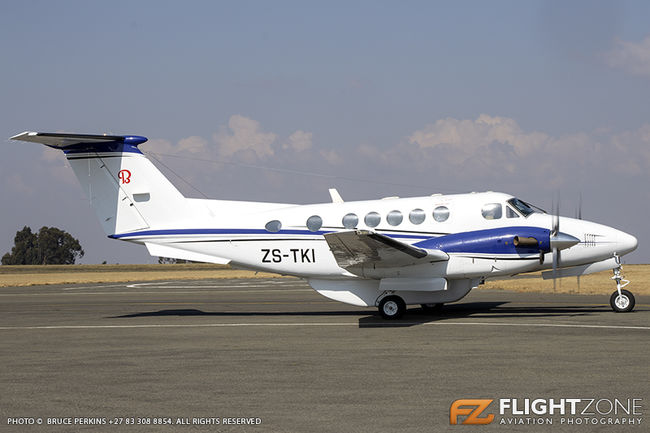 Beechcraft King Air 200 ZS-TKI Rand Airport FAGM