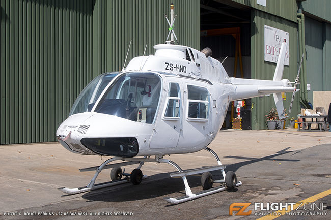 Bell 206B Jet Ranger ZS-HNO Rand Airport FAGM