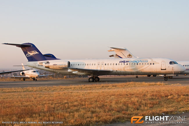 Fokker F28-100 ZS-ERI Lanseria FALA