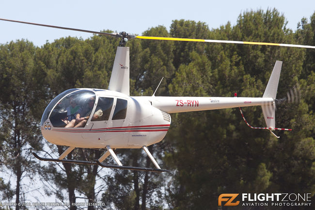 Robinson R44 ZS-RYN Tempe Airfield FATP