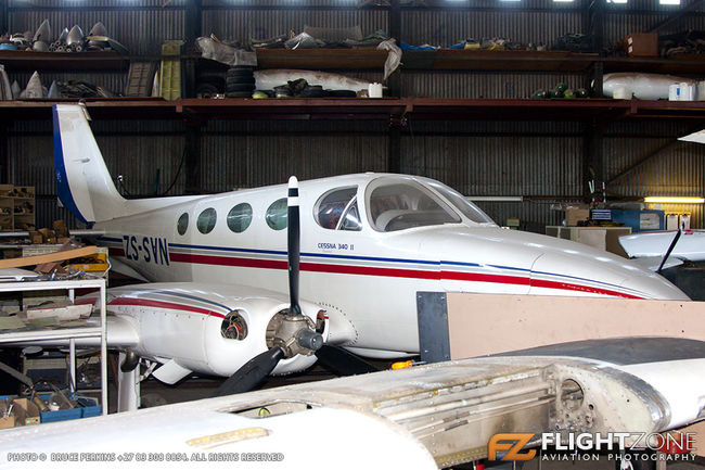Cessna 340 ZS-SVN Wonderboom Airfield FAWB