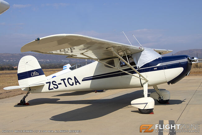 Cessna 140 ZS-TCA Wonderboom Airport FAWB