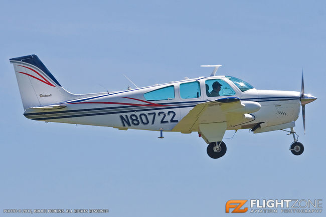 Beechcraft Bonanza F33A N80722 Rand Airport FAGM