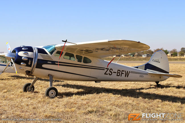 Cessna 195 ZS-BFW Nylstroom Airfield FANY