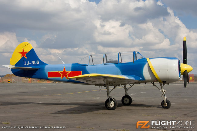 Yak-52 ZU-RUS Rand Airport FAGM