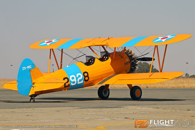 Boeing Stearman ZS-MIC Rand Airport FAGM