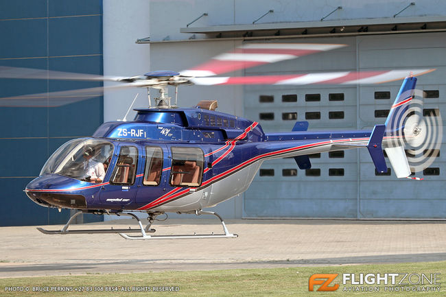 Bell 407 ZS-RJF Rand Airport FAGM