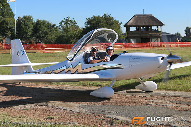 Whisper Motorglider ZU-GAS Parys Airfield FAPY