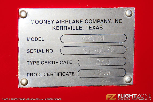 Mooney M20TN Acclaim N872PA Rand Airport FAGM