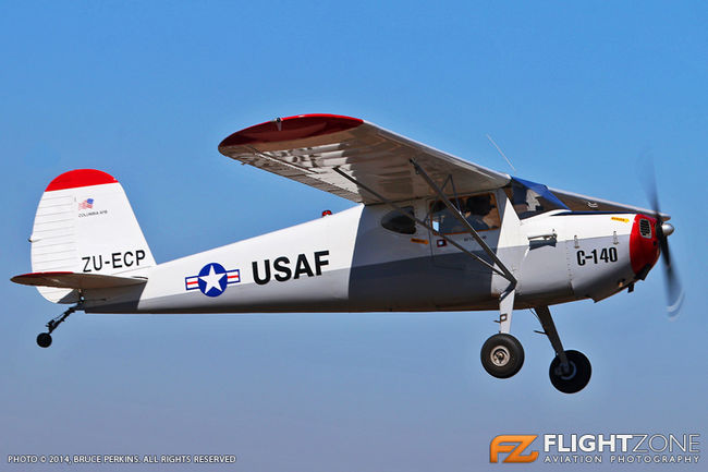 Cessna 140 ZU-ECP Nylstroom Airfield FANY