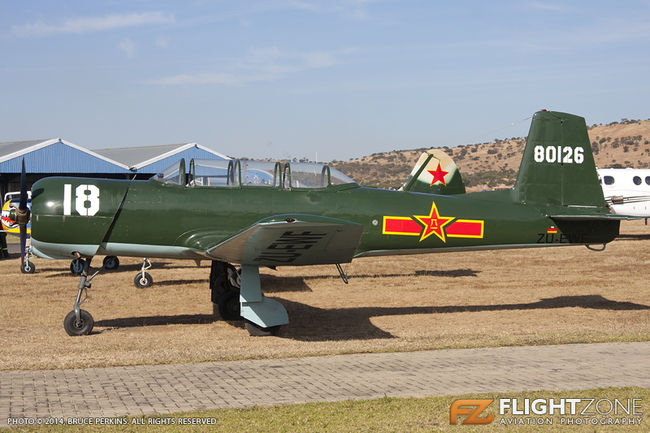 Nanchung CJ-6 ZU-EWF Ladysmith FALY