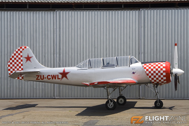 Yak-52 ZU-CWL Rand Airport FAGM