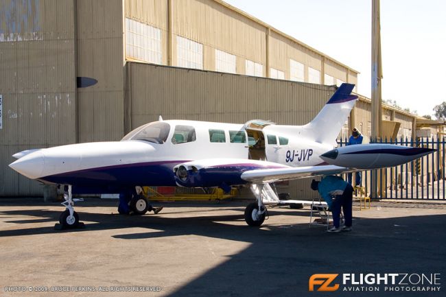 Cessna 402 9J-JVP Rand Airport FAGM