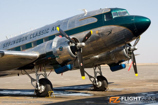 Douglas DC-3 C-47 Dakota ZS-NTE Rand Airport FAGM