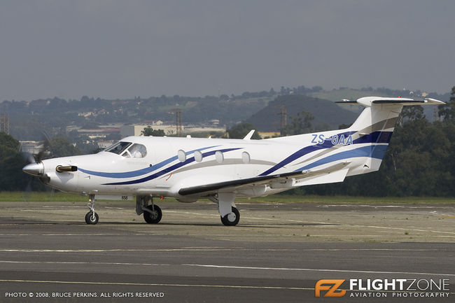 Pilatus PC-12 ZS-GAA Rand Airport FAGM