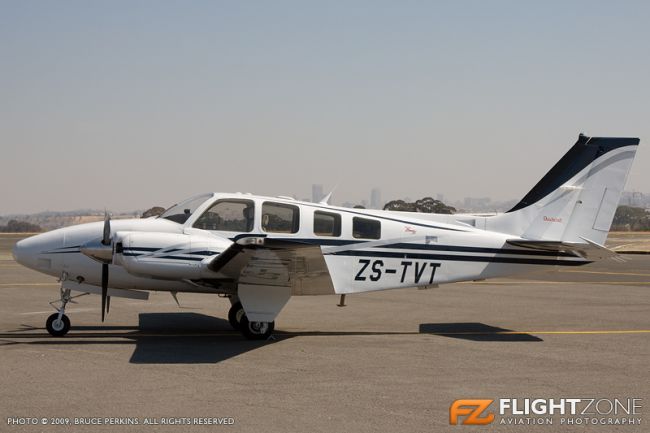 Beechcraft Baron 58 ZS-TVT Rand Airport FAGM